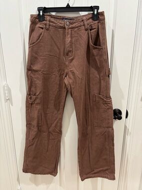 Redgirl Women's Brown Carpenter Pants